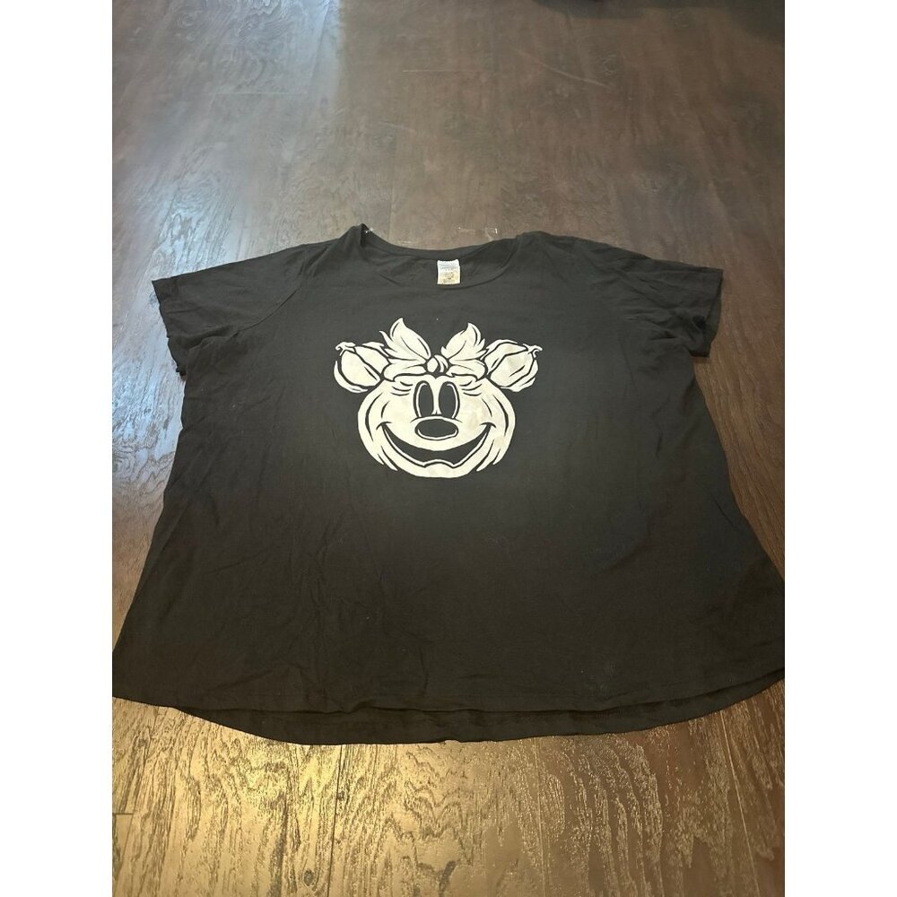 2XL plus‎ size Minnie Mouse pumpkin blouse g24